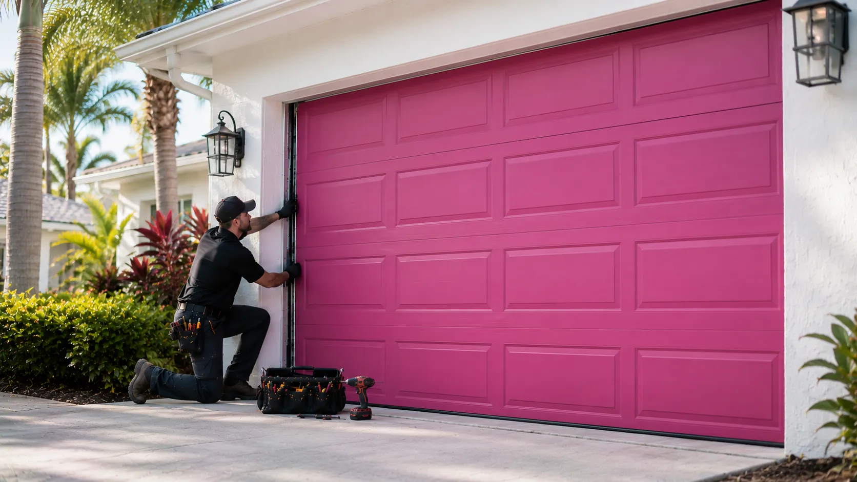 Tell us what’s wrong - Parma garage door service