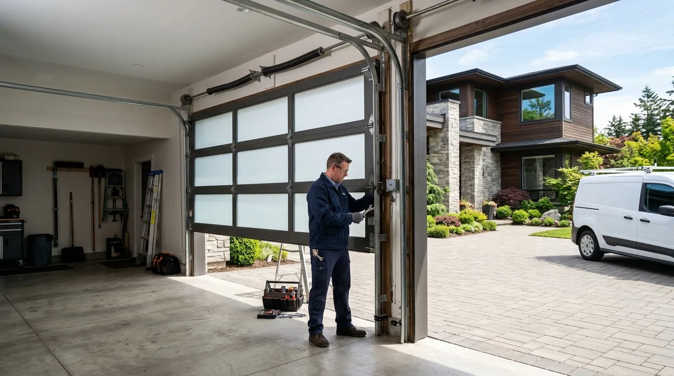 Repaired & tested - Parma garage door service